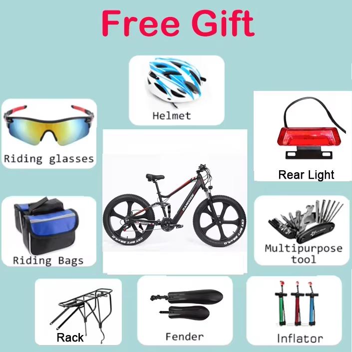 Neuer YX90M 1000W Motor 48V 13,6AH Akku 26 Zoll Magnesiumlegierung Einrad Fatbike Elektrisches Mountainbike