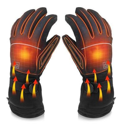 Gants d'hiver chauffants électriques à batterie avec contrôle à 3 niveaux Gants chauds pour l'hiver Gants chauffants électriques Gants d'hiver imperméables pour hommes