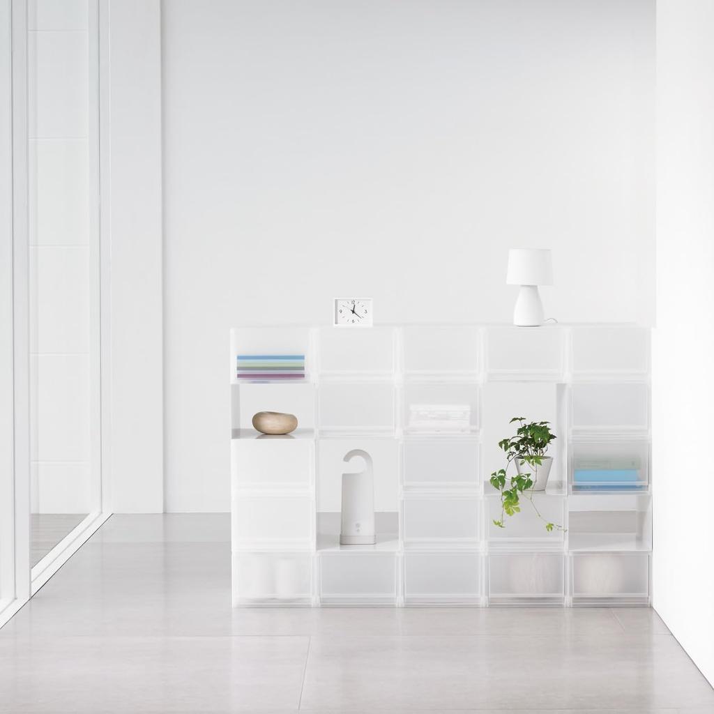MUJI Polypropylene Small Item Storage 2 83831813 Case, Large, Drawers,