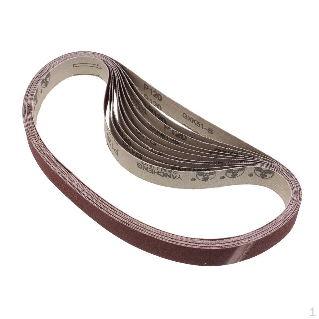 Schleifbänder 25x762mm Körnung 10er-Pack