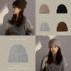 Gemütliche Winter Strickmütze Für Damen Weiche Baumwolle Warme Mütze Im Trendigen Koreanischen Stil