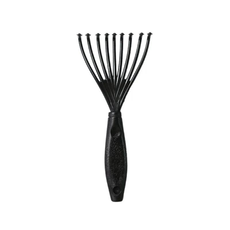1PC Professional Hair Salon Aluminum Comb Hair Brush Cleaner Plastic Handle Cleaning Brush Remover Embedded Cleaning Products