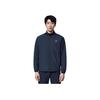 Anta Outdoor Series Solid Color Logo Print Quick-Dry Casual Stand Collar Jacket Men Jackets Black 152317606-2