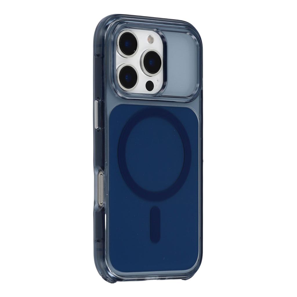 For iPhone 16 Pro Max Case Compatible with MagSafe 2 in 1 Clear TPU Acrylic Shockproof Phone Cover