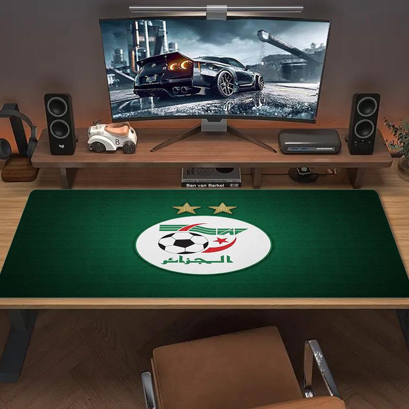 Algeria Football Color Mouse Pad Large Gaming Table Cushion Non-slip Laptop Tablet Big Mousepad XXL Mat Mini PC Playmat With Lock edge