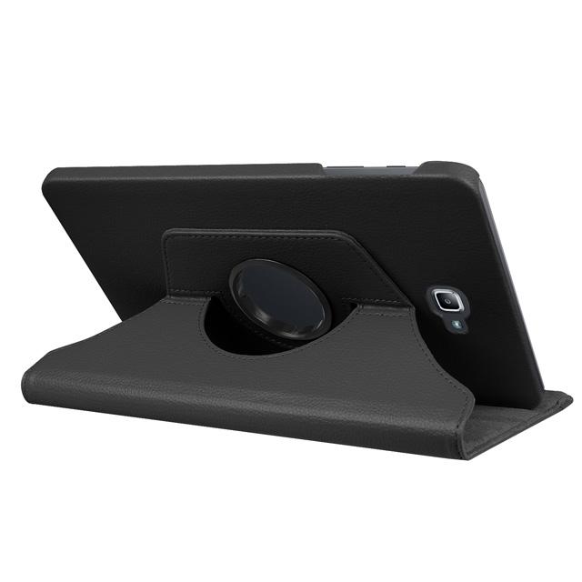 

Вращающийся на 360 градусов чехол для Samsung Galaxy Tab A 10,1 2016, чехол T580 T585 SM-T580 SM-T585, чехол-подставка из искусственной кожи, чехол для планшета чёрный