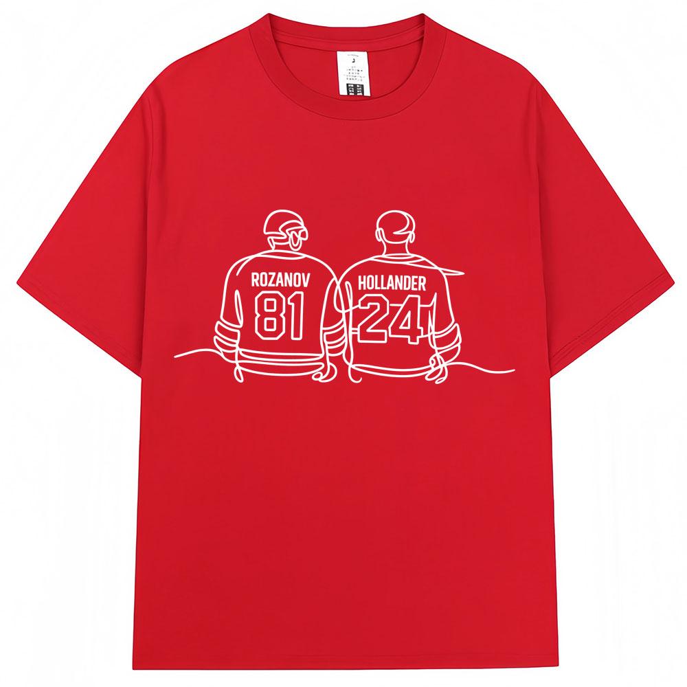 Разогретая вражда Шейн Холландер Илья Розанов Футболки Унисекс Женская Мода Y2k Популярная Футболка Хлопковые Футболки Подарки для Фанатов L