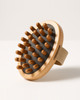 Round Pointed Wooden Full Body Massage Brush, Non Slip Elastic Handle, Comfortable And Relaxing Full Body Massage Tool