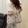 Bowknot Print Underarm Tote Bag Sweet Commuting Handbag Versatile Women's Shoulder Bag Travel