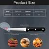 6/12Pcs-Set Steak Knives Cutlery Stainless Steel Sharp Serrated Dinner Knives Dishwasher Safe for Meat Bread Kitchen Knife