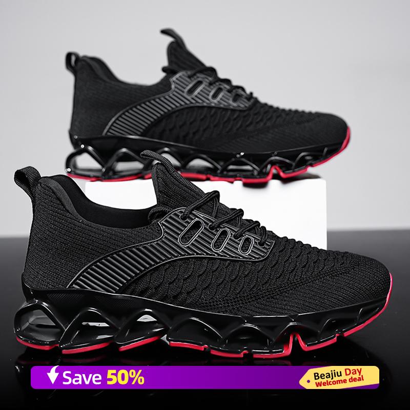 

Men Sports Running Shoes Casual Marathon Breathable Lightweight Women s Comfortable Athletic Nonskid Walking Sneakers Youth 39 чёрный