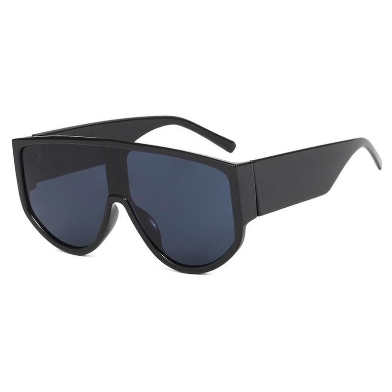 

Fashion Women Sunglasses Large Frame New Personalized Retro Sun Glasses Uv Resistant Eyeglasses Trendy Integrated Eyewear