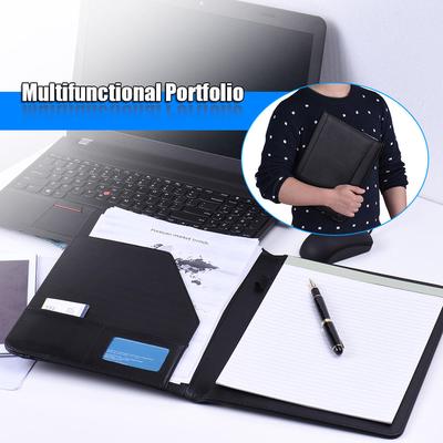 Elegant Office Portfolio Folder Case Refillable Files Organizer Card Holder