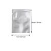 10-200pcs Vacuum Sealing Foil Bags Silver for Storage, Heat Sealable Aluminum Foil Pouches, Vacuum Bag for Coffee, Spices,Powder