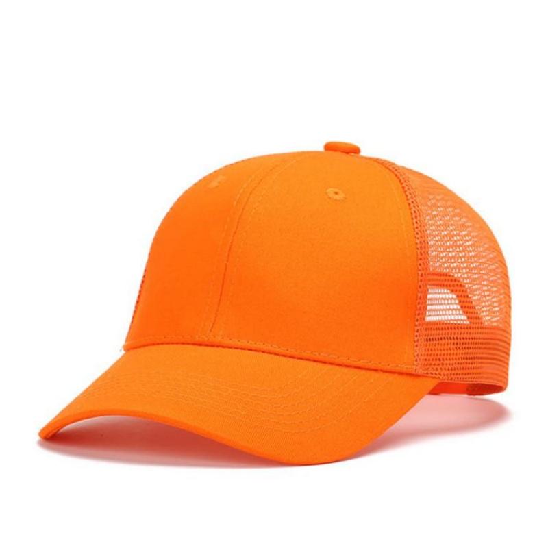 High Quality Mesh Baseball Cap Women Men Summer Cotton Breathable Sunhat Unisex Adjustable Snapback Trucker Hats Male Female