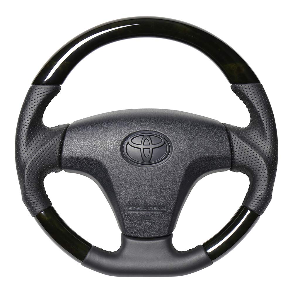 REAL steering wheel Succeed 160 Probox 160 Blackwood [for (late series) / (late series)] TYB-BKW-BK