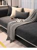 Einfarbiges Sofahandtuch für Wohnzimmer, Chenille-Sofakissen, Couchbezug, moderner minimalistischer Ecksofabezug, mehrere Größen