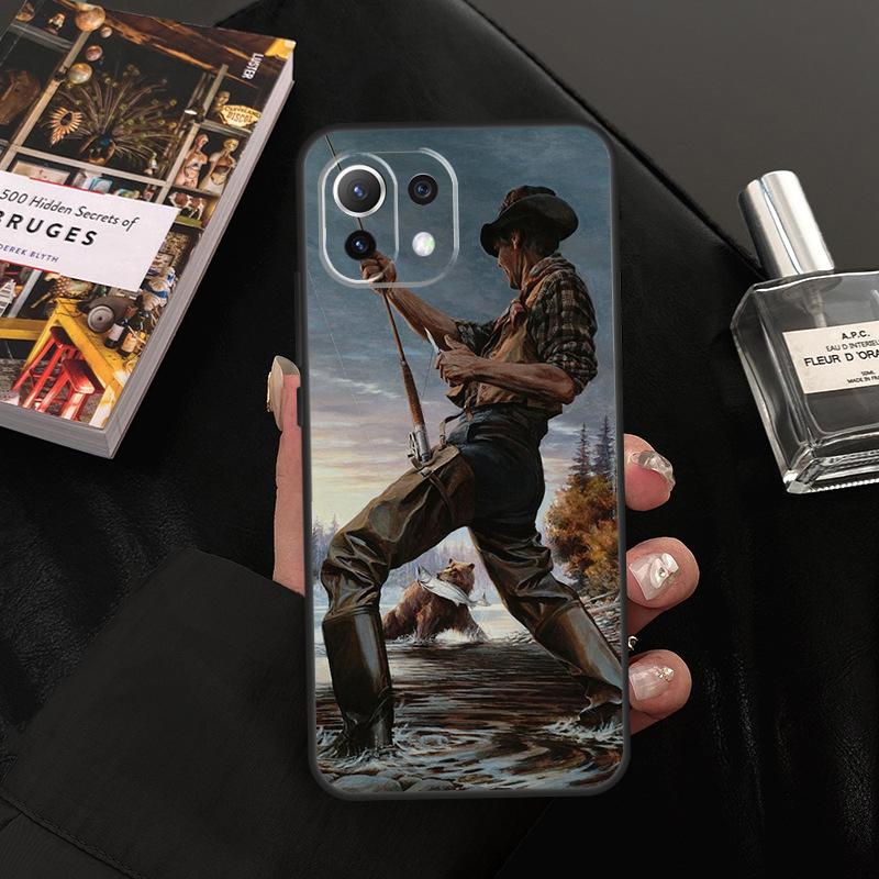 

Fish Fishing Fisherman Case For Xiaomi 11T 12T 13T 14T Pro 13 14 15 Ultra POCO X7 Pro X3 X5 X6 F5 F6 M6 Pro Cover POCO F5