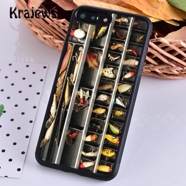 Krajews Hunting Fishing art fish box Phone Case Cover For iPhone 17 Air 16 15 14 plus 11 12 13 pro max coque Fundas