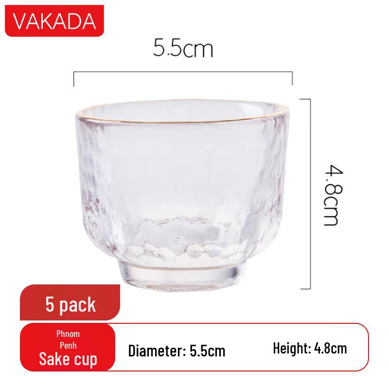 

VAKADA Glass Sake & Liquor Drinkware Collection