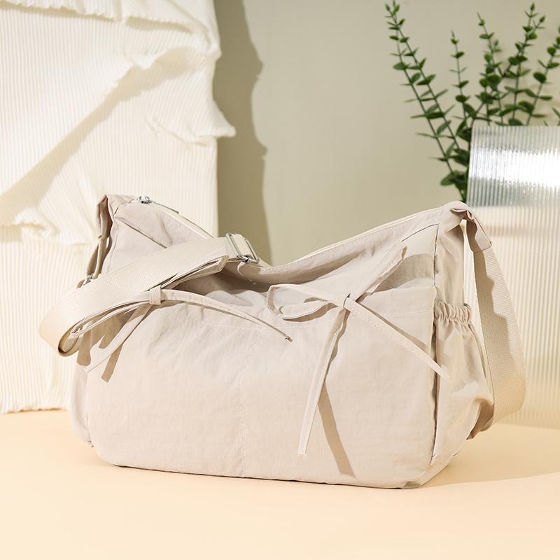 Simplified Nylon Knot Underarm Commuter Bag Women's Crossbody Bag Large Capaci Trendy Tote Bag