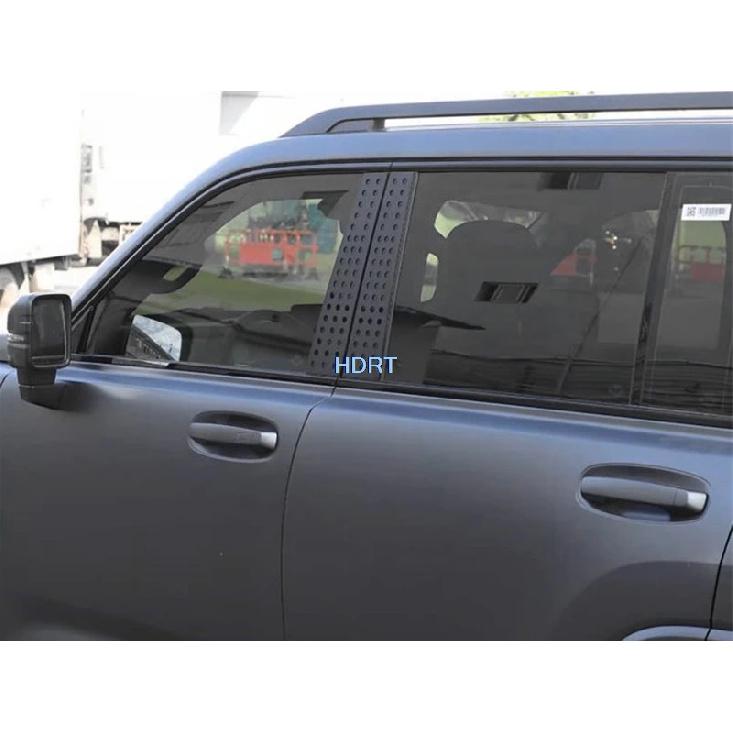 For Great Wall GWM Haval H9 2024 + Car Styling Side Window Trim Center Pillar Panel Column Cover Accessories Exterior Sticker