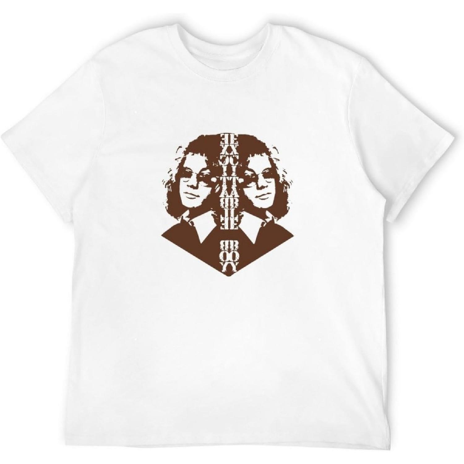 

Men s Warren Zevon Excitable Boy Illustration Classic Rock Tee T-Shirts White XXXXXL білий