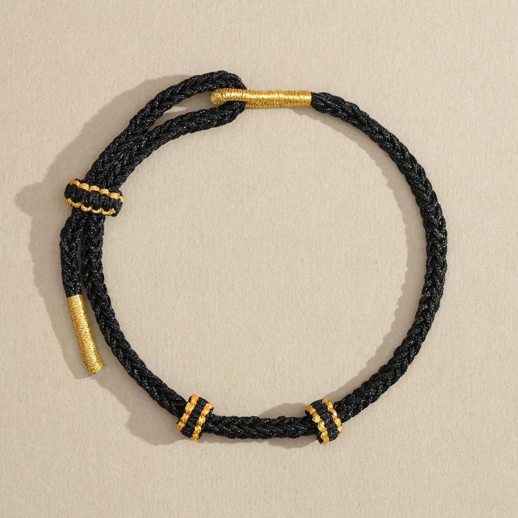 Red String Hand-Woven Ethnic Horse Year Bracelet - Unisex New Year Gift