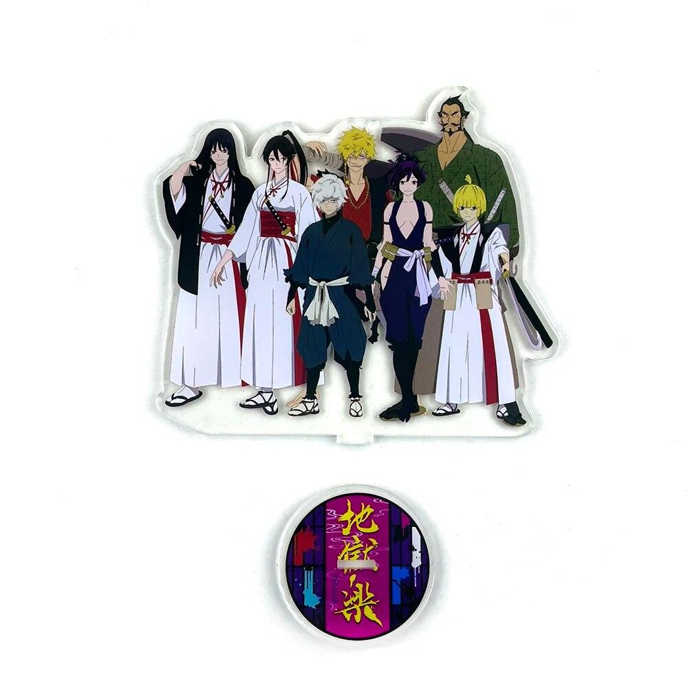 Jigokuraku Sagiri Gabimaru Yuzuriha Aza Choubei Fuchi Tenza Gantetsusai Acrylic Stand Standee Toy Figure