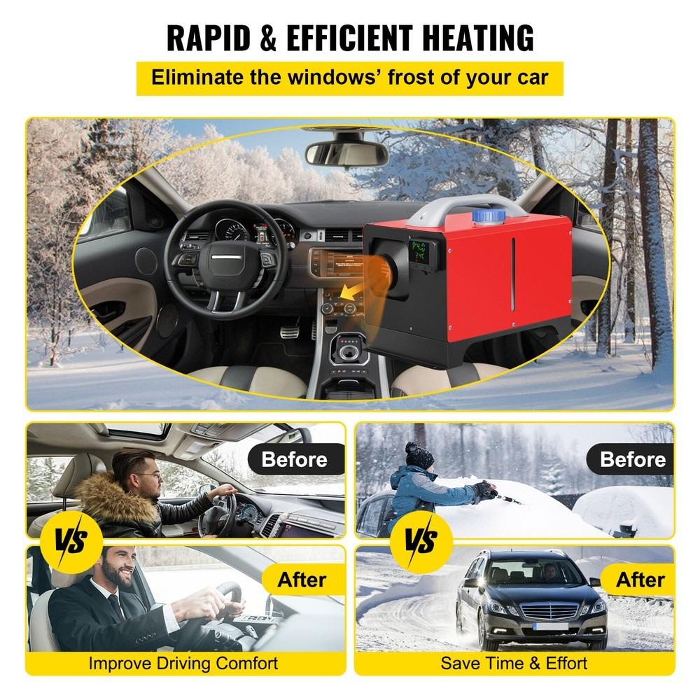 Încălzitor de parcare Diesel 12V 8KW și Ecran LCD pentru Încălzirea Parcării Camioanelor