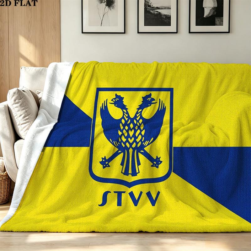 Sint-Truidense VV Print Flanelldecke Hohe Qualität Warm Bequem Decke für Alle Jahreszeiten Perfekt für Geschenke Heimdekoration