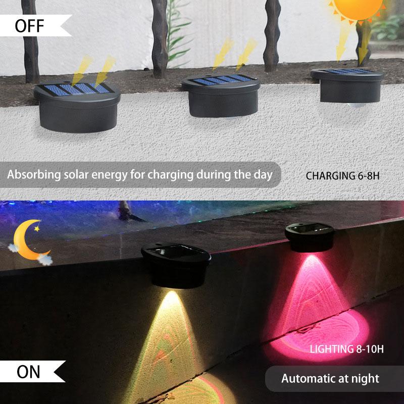 Water Proof Solar Solar Garden Light Staircase Lamp Outdoor Courtyard Lamp Staircase Wall Lamp Staircase Decorative Lamp