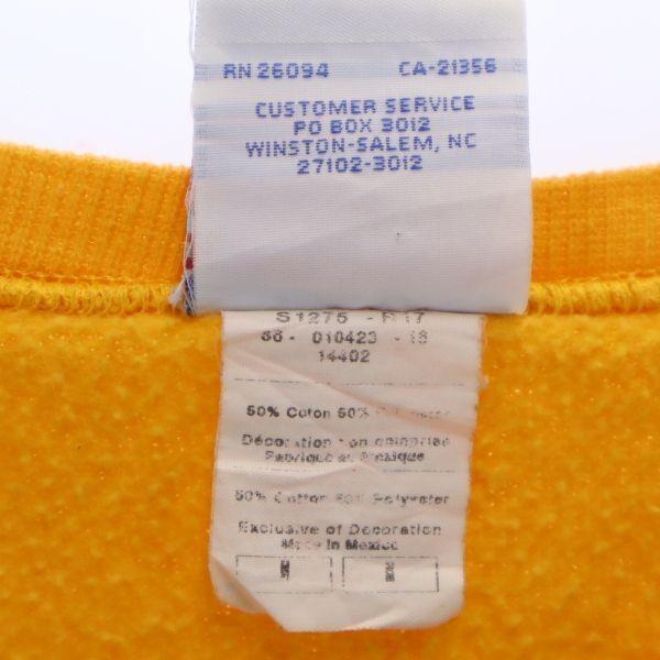 Champion 90s Long sleeve trainer M Orange sweat Men's Used