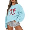 Women  Tops Women's Long Sleeve Sweatshirt Casual Crewneck Loose Fit Pollover Fleece Tops