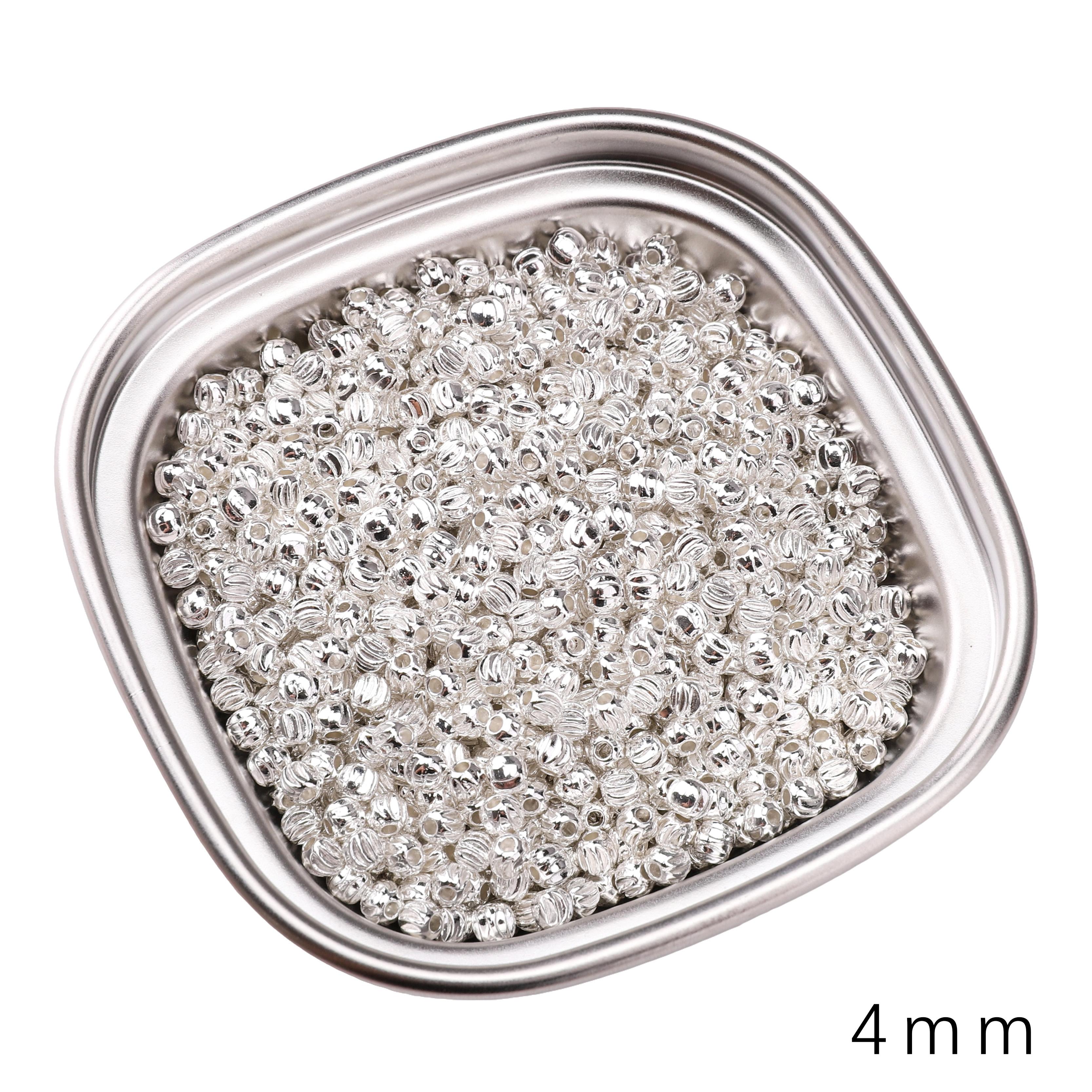 

Сплав Серия Бусин из Разбитого Серебра Аксессуары Шармы Подвеска Для Изготовления Ювелирных Изделий DIY Серьги Ожерелье Браслет 4x4.0mm 25pcs