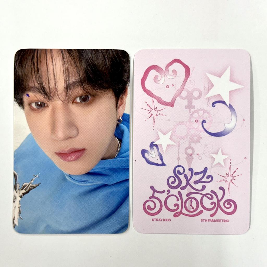 Stray Kids 5. Fanmeeting 5'CLOCK JYP SHOP POB Fotokarta