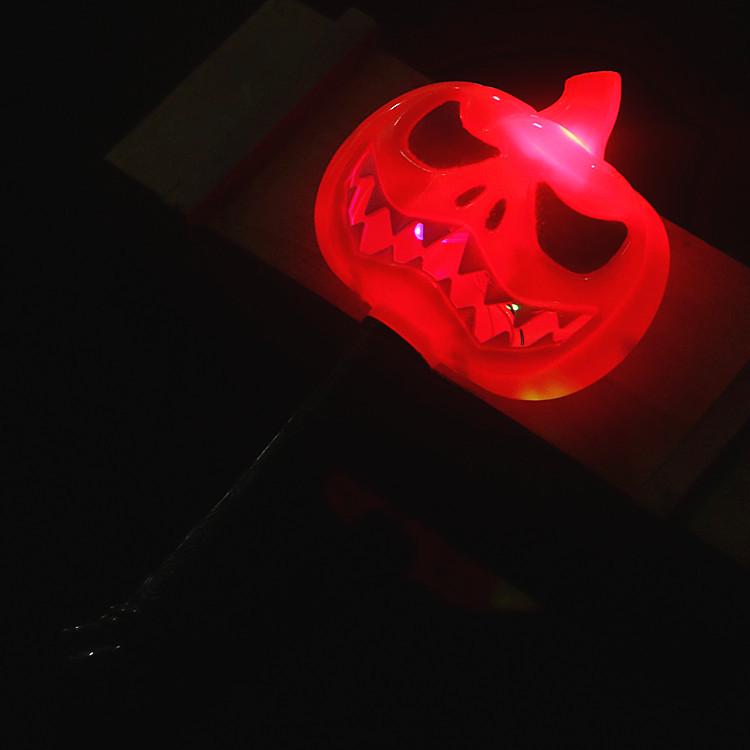 Halloween Colorful Music Pumpkin Lantern & Candy Jar with Sound Control