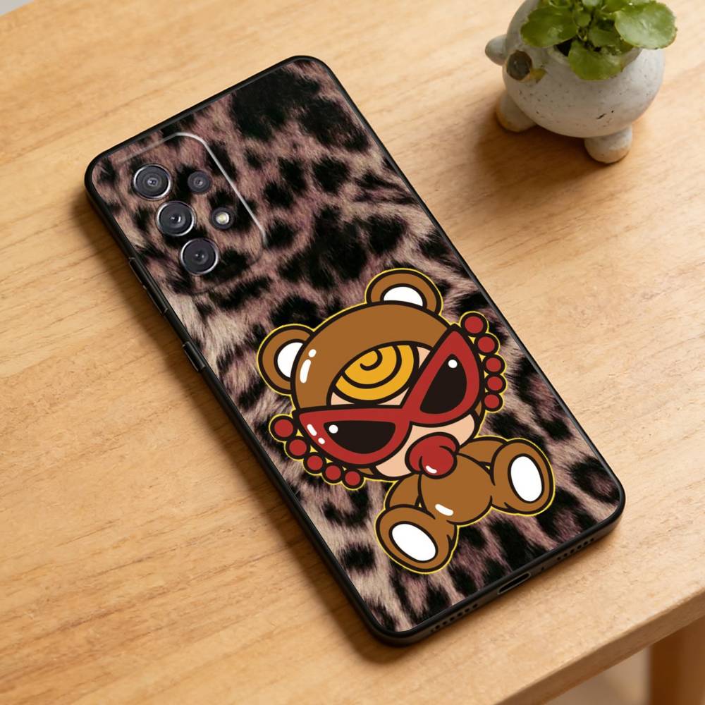 H-Hysteric M-Mini Phone Case For Samsung Galaxy A73,21,22,32,71,53,52,51,80,5G Soft Black Cover