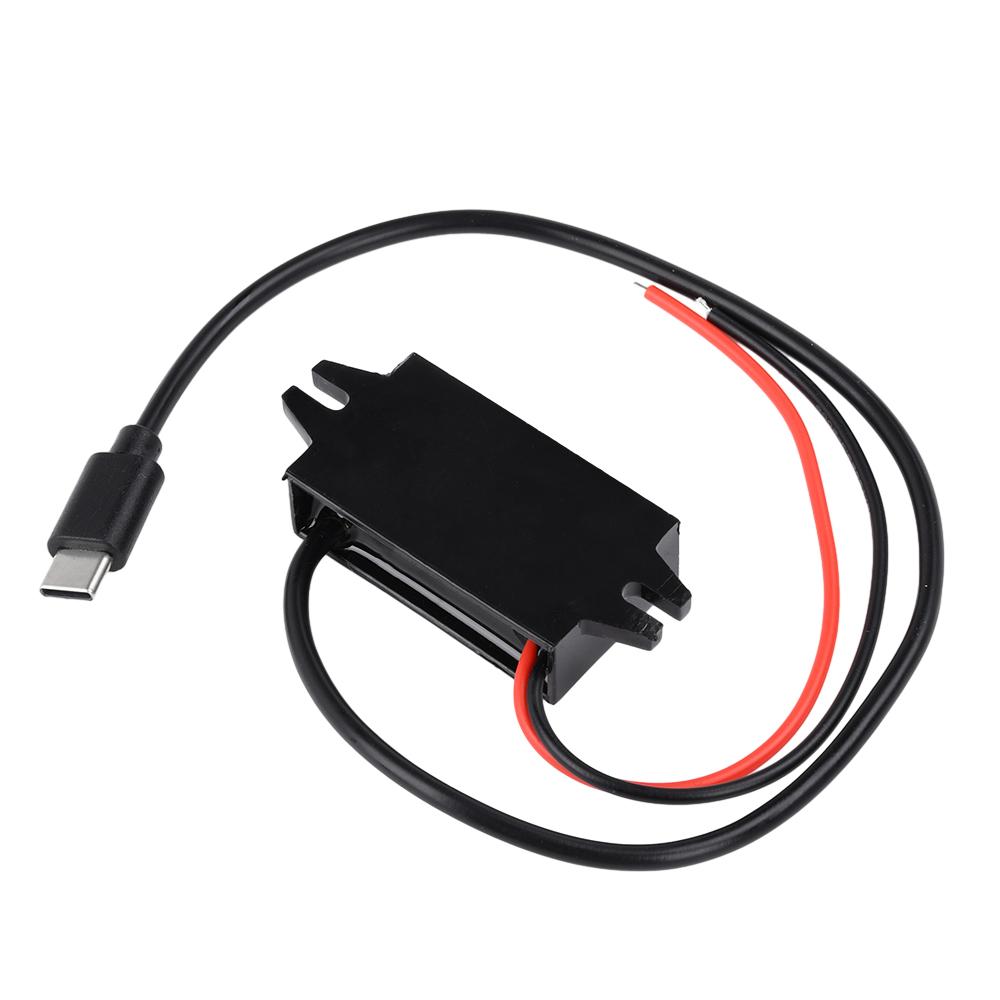 DC-DC 12V 24V to 5V 24W Car Power Converter Type-C USB Step Down Voltage Power Supply Output Adapter Short Circuit Protection