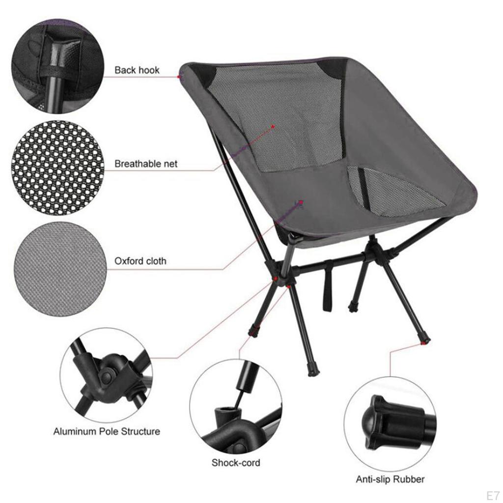 Folding Camping Fishing Seat for Outdoor Hiking Backpacking BBQ Pinici 110kg