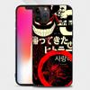 Cyber Style Punks Black Phone Case Iphone15 14 13 12 11 Pro Max Mini X 7 8 Soft Case