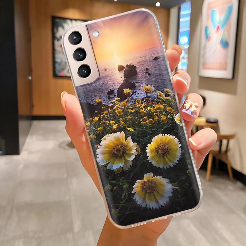For Samsung S21 FE Plus Ultra Phone Case Butterfly Cat Soft Silicone Cover For Galaxy S21+ S21FE S 21 Protection Funda Coque