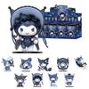 TOP SPIELZEUG Sanrio Kuromi Fest-Serie Box 8 Gacha Gacha Blind Box Figur Weich-Vinyl PVC Premium-Spielzeug Geburtstagsgeschenk Weihnachtsgeschenk Hexe's [Sortiert
