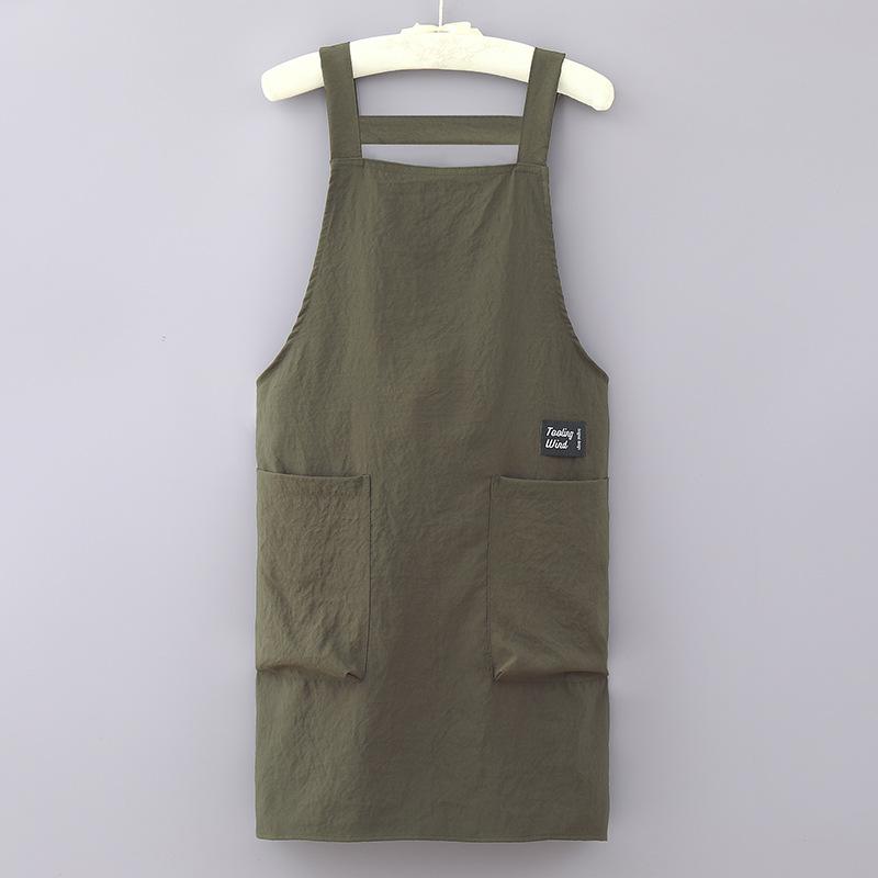 Household Apron Men Women Japanese Apron Barber Coffee Workwear Oil-proof Waterproof Restaurant Waiter Kitchen Cooking Apron