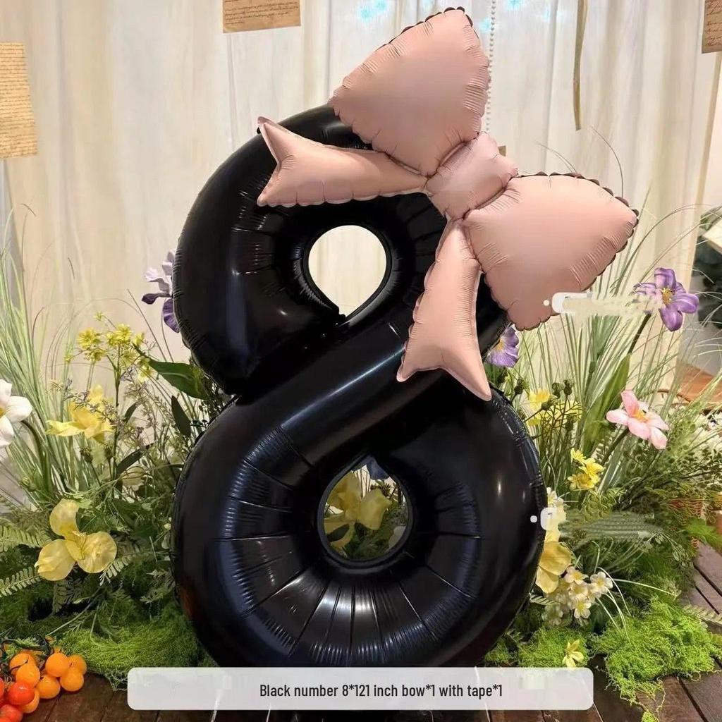 First Birthday Number Balloons & Décor Set for Boys & Girls