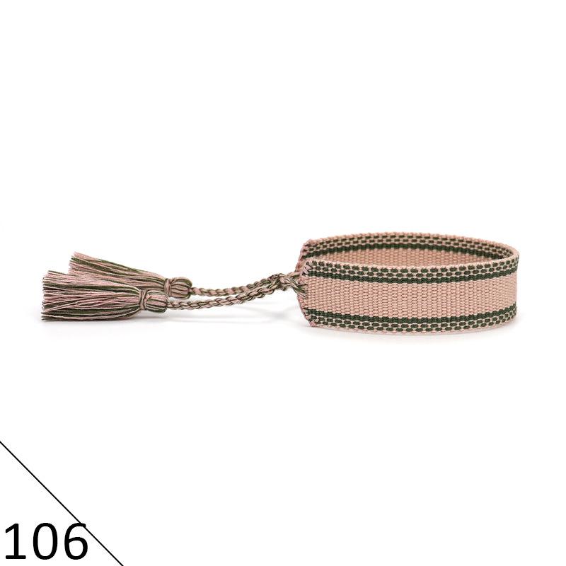 Ethnic Style Hand-Woven Polyester Tassel Bracelet