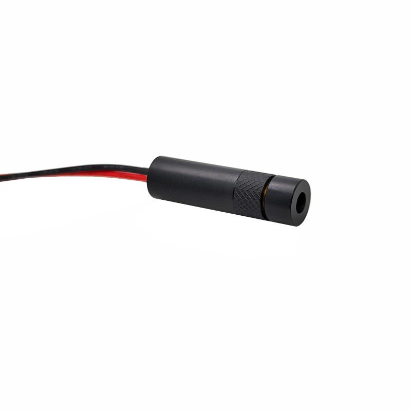 8x30mm 650nm 1mW Red Laser Module with Locking Ring and External Focusing Dot Pattern