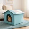 Warm Insulated Cat House Foldable Feral Cat Shelter Pet Hideaway Pet Condos  Camping