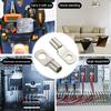 320/box Copper Ring Fork Terminals Kit O/Y Type Brass Non Insulated Electrical Connectors Crimp Spade Cable Wire Assortment Set