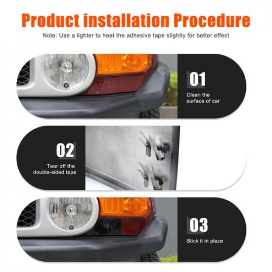 Piano Black Right Headlight Lower Cover For Toyota FJ Cruiser 07-21 52512-35100